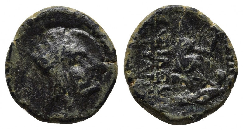 Kings of Armenia. Tigranes II the Great, 95 – 56. Chalkous, Artaxata 70-55. Æ. 
...