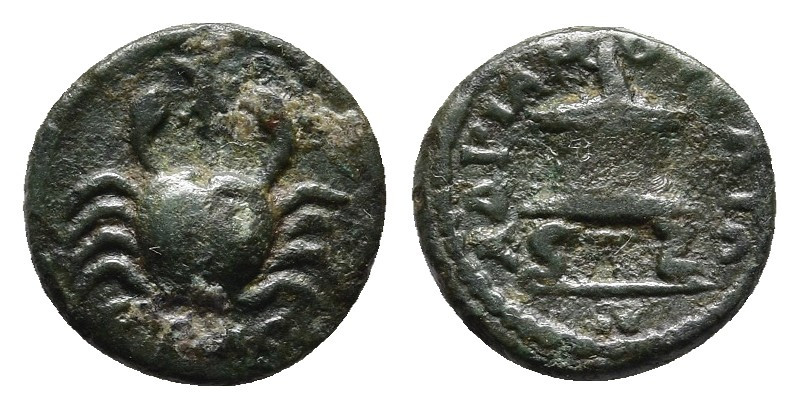 CILICIA. Mopsouestia-Mopsos. Pseudo-autonomous issue. AE. CY 230 = 162/3 AD. 
Ob...