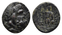LYCAONIA. Eikonion. Ae (1st century BC).
Obv: Laureate head of Zeus right.
Rev: ЄIKONIЄωN. Perseus standing left, holding harpa and head of Medusa.
SN...