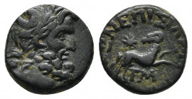 SYRIA, Seleucis and Pieria. Antioch. Municipal issue, Time of Augustus, 27 BC-AD 14. Trichalkon Bronze, struck under the legate Q. Caecilius Metellus ...