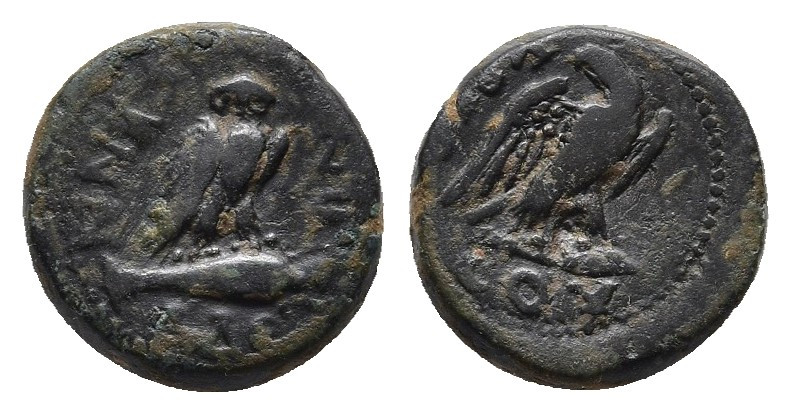 Phrygia, Synnada Æ. Pseudo-autonomous issue. Time of Tiberius, circa AD 14-37. K...