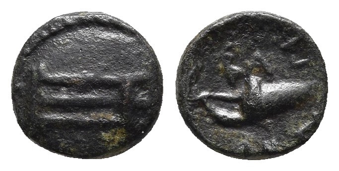 Seleukid Empire, Antiochos I Soter Æ. Uncertain mint (in eastern Syria or Mesopo...