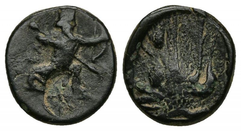 IONIA. Achaemenid Period. Uncertain Satrap (Circa 350-334 BC). Ae.
Obv: BA. Pers...