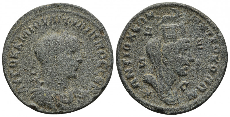 Seleucis and Pieria. Antioch. Philip II AD 247-249. Bronze Æ.
Obv: ΑVTΟΚ Κ Μ ΙΟV...