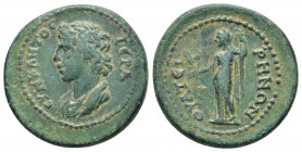 LYDIA. Thyateira. Pseudo-autonomous issue. Assarion , time of Trajan to Hadrian, 98-138.
Obv: ΙЄΡΑ ϹΥΝΚΛΗΤΟϹ Draped bust of the Senate to right.
Rev...
