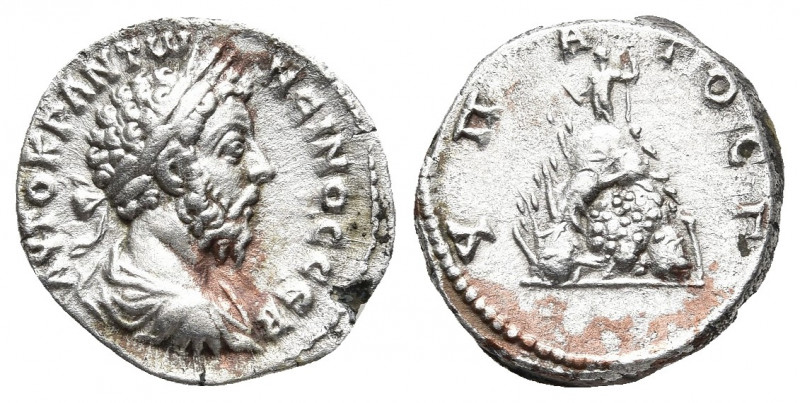 CAPPADOCIA. Caesaraea-Eusebia. Marcus Aurelius, 161-180. Didrachm. Silver, 161-1...