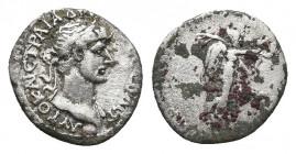 Cappadocia. Caesarea. Hadrian AD 117-138. Dated RY 5=AD 120/1 Hemidrachm AR.
Obv: AYTO KAIC TPAI AΔΡIANOC CEBACT, laureate, draped, and cuirassed bust...