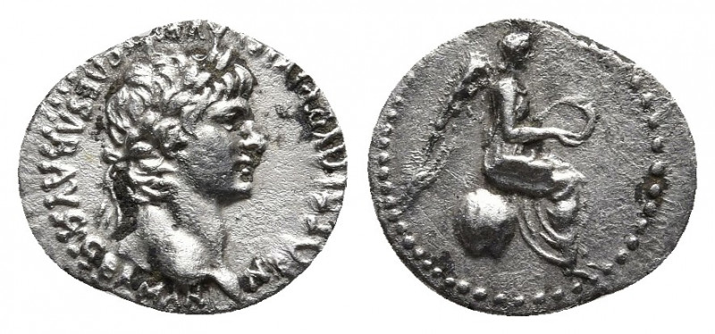 Cappadocia. Caesarea. Nero AD 54-68. Hemidrachm AR.
Obv: NERO CLAVD DIVI CLAVD F...