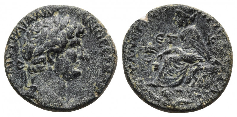 CAPPADOCIA, Tyana, Hadrian (117-138) AE23 Dated year 20 = AD 135/136. 
Obv: AVTO...