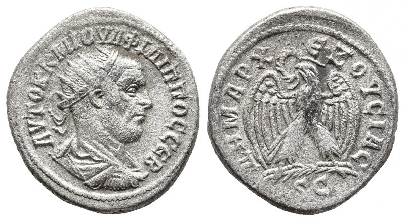 Seleucis and Pieria. Antioch. Philip I Arab AD 244-249. Billon-Tetradrachm
Obv: ...