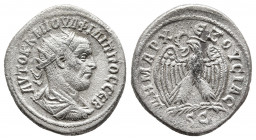 Seleucis and Pieria. Antioch. Philip I Arab AD 244-249. Billon-Tetradrachm
Obv: AYTOK K M IOYΛ ΦΙΛΙΠΠΟC CEB, radiate, draped and cuirassed bust right....
