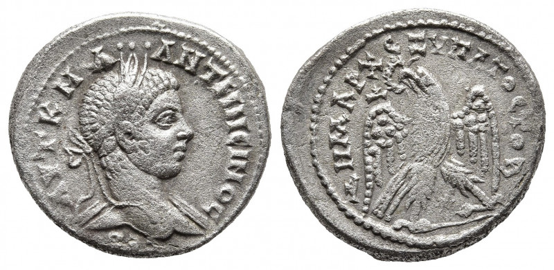 SYRIA, Seleucis and Pieria. Antioch. Elagabalus, 218-222. Tetradrachm, Billon. A...