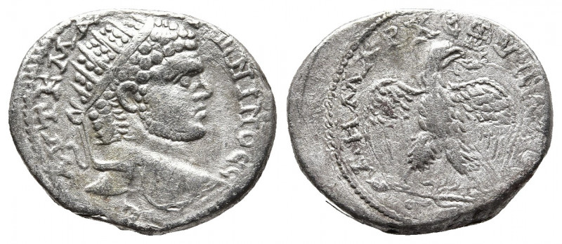 SYRIA, Seleucis and Pieria. Antioch. Elagabalus, 218-222. Tetradrachm, Billon 21...