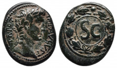 Seleucis and Pieria. Antioch. Augustus 27 BC-AD 14. Bronze Æ
Obv: IMP AVGVST TR POT, laureate head right.
Rev: SC within wreath.
McAlee 206b; RPC I 42...