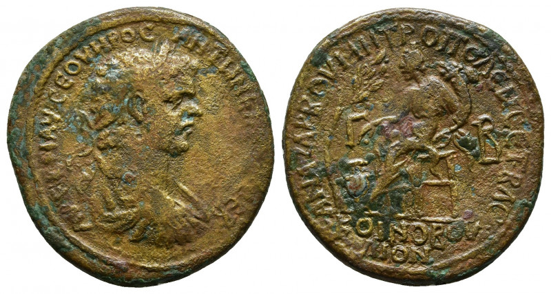 CILICIA. Anazarbus. Caracalla. (198-217). Ae. Dated year 232 (AD 213/4).
Obv: AV...