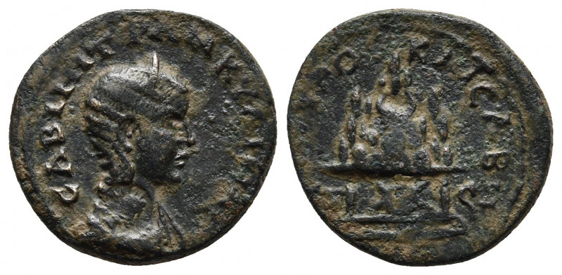 CAPPADOCIA. Caesarea. Tranquillina (Augusta, 241-244). Ae. Dated RY 6 of Gordian...