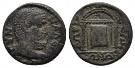 PHRYGIA. Synnada. Pseudo-autonomous issue. Diassarion. Bronze, time of Trajan Decius, 249-251. 
Obv: CYNNAΔЄΩN Bare head of Herakles to right. 
Rev: Δ...