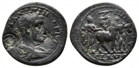 Cilicia. Ninika - Klaudiopolis. Maximinus I Thrax AD 235-238. Bronze Æ
Obv: IMP MAXIMINVS PIVS AVG, laureate and draped bust of Maximinus I to right, ...