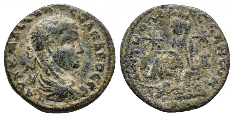 Mesopotamia. Edessa. Severus Alexander AD 222-235. Bronze Æ
Obv: AVT K M A CEV A...