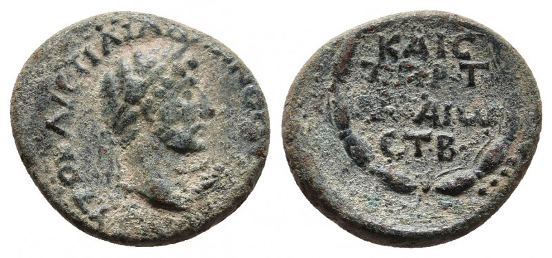 Cappadocia, Caesarea. Hadrian. A.D. 117-138. AE. struck A.D. 117/8. 
Obv: ΑΥΤΟ Κ...