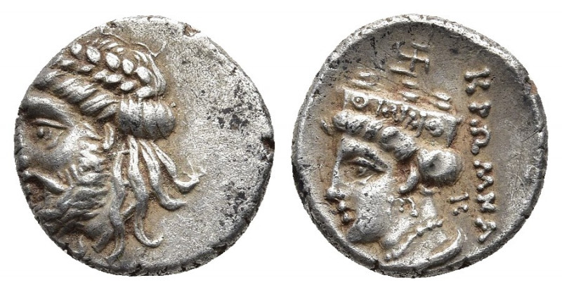 PAPHLAGONIA. Kromna. Drachm (Circa 350-330 BC). 
Obv: Laureate head of Zeus left...