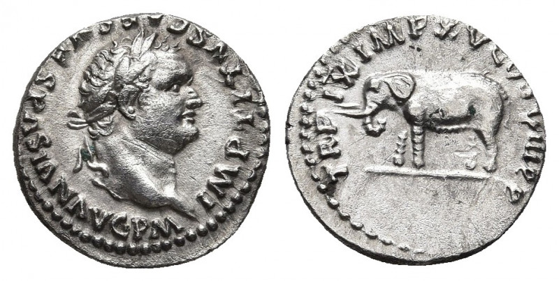 Titus, 79-81. Denarius. Silver. Rome, January-June 80. 
Obv: IMP TITVS CAES VESP...