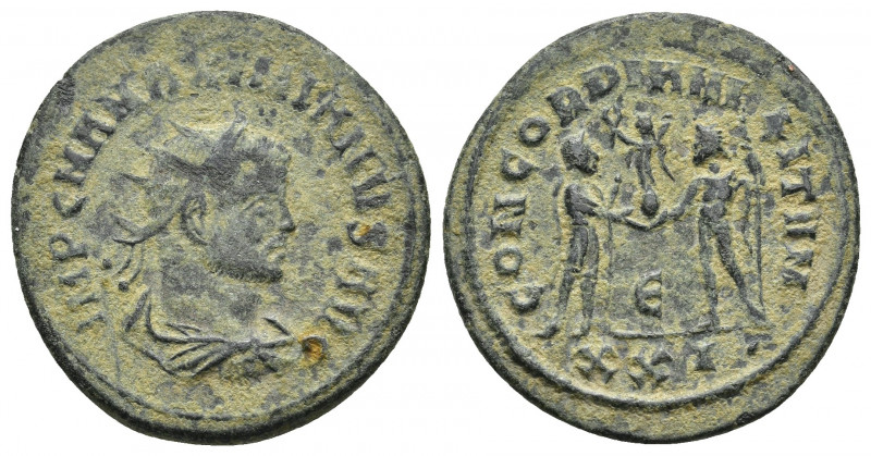 MAXIMIANUS HERCULIUS (First reign, 286-305). Antoninianus. Cyzicus. 
Obv: IMP C ...