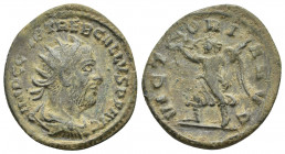 TREBONIANUS GALLUS (252-253). Antoninianus. Antioch.
Obv: IMP C C VIB TREB GALLVS P F AVG. Radiate and cuirassed bust right; pellet below.
Rev: VICTOR...