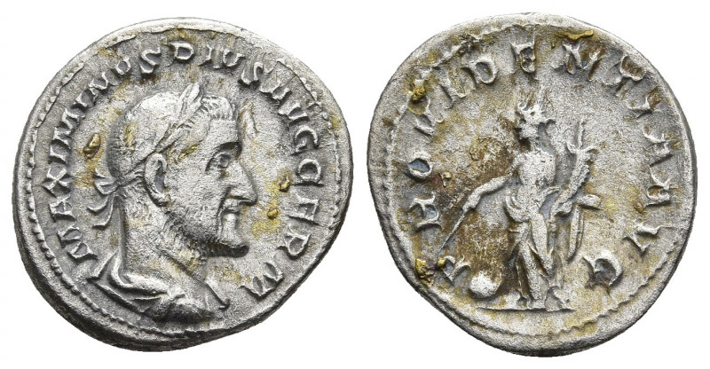 Maximinus I Thrax AD 235-238. Rome. Denarius AR.
Obv: MAXIMINVS PIVS AVG GERM, l...