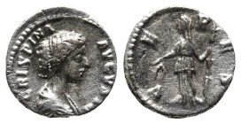 CRISPINA (Augusta, 178-182). Denarius. Rome.
Obv: CRISPINA AVGVSTA. Draped bust right.
Rev: CERES. Ceres standing left, holding grain ears and torch.
...