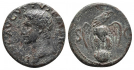 Divus Augustus. Died A.D. 14. AE. Rome mint, posthumous issue struck under Tiberius, A.D. 34-37. 
Obv: DIVVS AVGVSTVS PATER, radiate head of Augustus ...