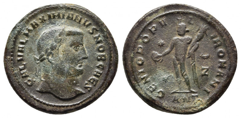 GALERIUS MAXIMIANUS (Caesar, 293-305). Follis. Antioch.
Obv: GAL VAL MAXIMIANVS ...