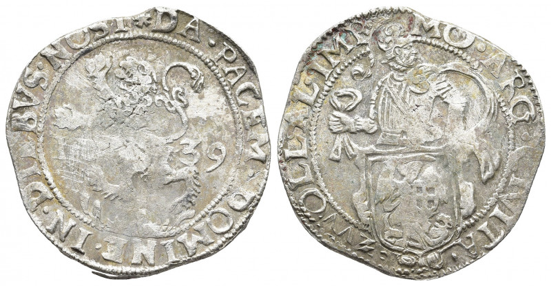 Netherlands - Overijssel - Zwolle Lion Daalder 1639 
KM#36, Davenport 4882, Shie...