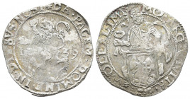 Netherlands - Overijssel - Zwolle Lion Daalder 1639 
KM#36, Davenport 4882, Shield with St. Michael.

Weight: 27.01 g.
Diameter: 41 mm.
