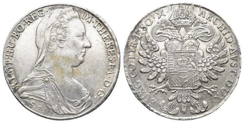 AUSTRIA. Holy Roman Empire. Maria Theresia, Empress, 1740-1780. Taler. Günzburg,...