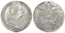 AUSTRIA. Holy Roman Empire. Maria Theresia, Empress, 1740-1780. Taler. Günzburg, 1780. R•IMP•HU•BO•REG• M•THERESIA•D•G• Draped bust of Maria Theresia ...