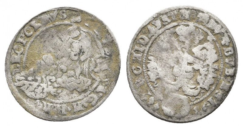 HABSBURG, Leopold I. 1657-1705. 
3 Kreuzer (Groschen) 1696 CB, Brieg; Her. 1544
...