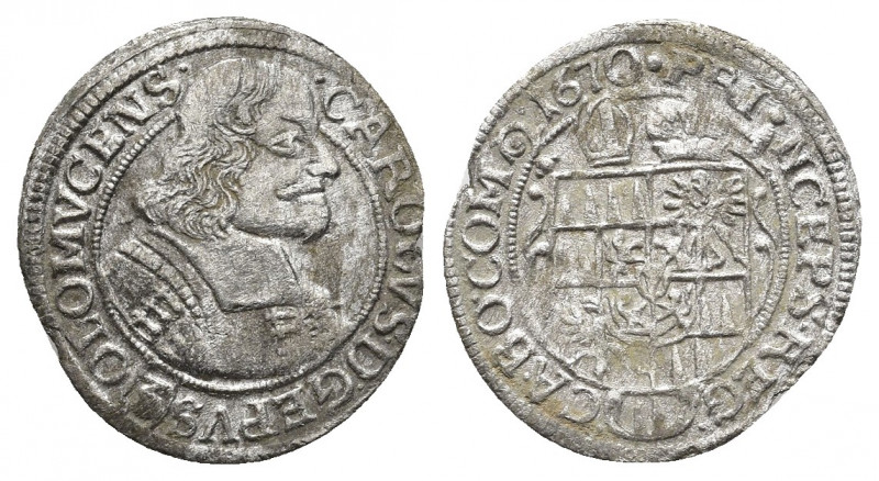 House of Habsburg | RDR Austrian Cleric coins, House of Habsburg 3 Kreutzer 1670...