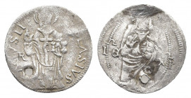CROATIA. Republic of Ragusa (Dubrovnik). Anonymous (Circa 15th-16th centuries). Grossetto.
Obv: IC - XC. Christ Pantokrator, holding orb, standing fac...