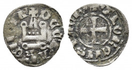Crusaders, Principality of Achea. Charles II of Anjou AD 1285-1287. 
Denier Tournois BI

Weight: 0.73 g.
Diameter: 17 mm.