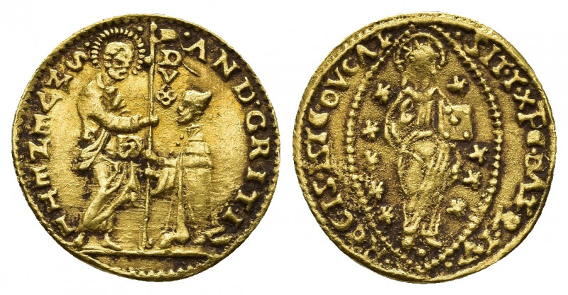 CRUSADERS. Venetians in the Levant. Ducat Gold, imitating Venice. Uncertain mint...