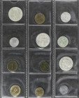 Lote 115 monedas 10 Groschen a 100 Schilling. 1893 a 1979. AR, Al, AlBr, Ni. Interesante colección de moneda austriaca. Todas diferentes, la mayoria d...