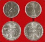 Serie 28 monedas 5 (14) y 10 Dólares (14). 1973 a 1976. AR. Olimpiada Montreal´ 76. Colección completa. Series I a VII. En estuches originales con cer...