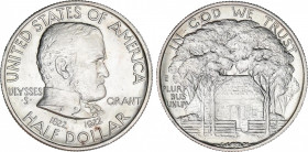 1/2 Dólar. 1922. 12,45 grs. AR. Memorial Ulysses S. Grant. KM-151.1. SC.