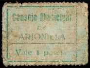 1 Peseta. C.M. de ARJONILLA (Jaén). ESCASO. RGH-781. MBC-.