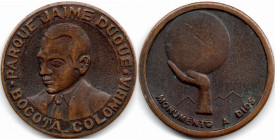 Colombia Parque Jamie Duque Bogota. 1960 Bronze
