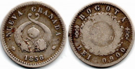Nueva Granada 1 Decimo 1858 Bogota