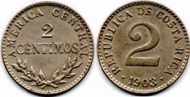 Costa Rica 2 Centavos 1903