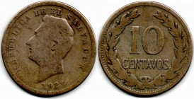 El Salvador 10 Centavos 1921