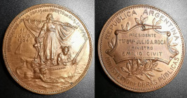 Argentina Medal 11 July 1904 Port of Gualeguayghu